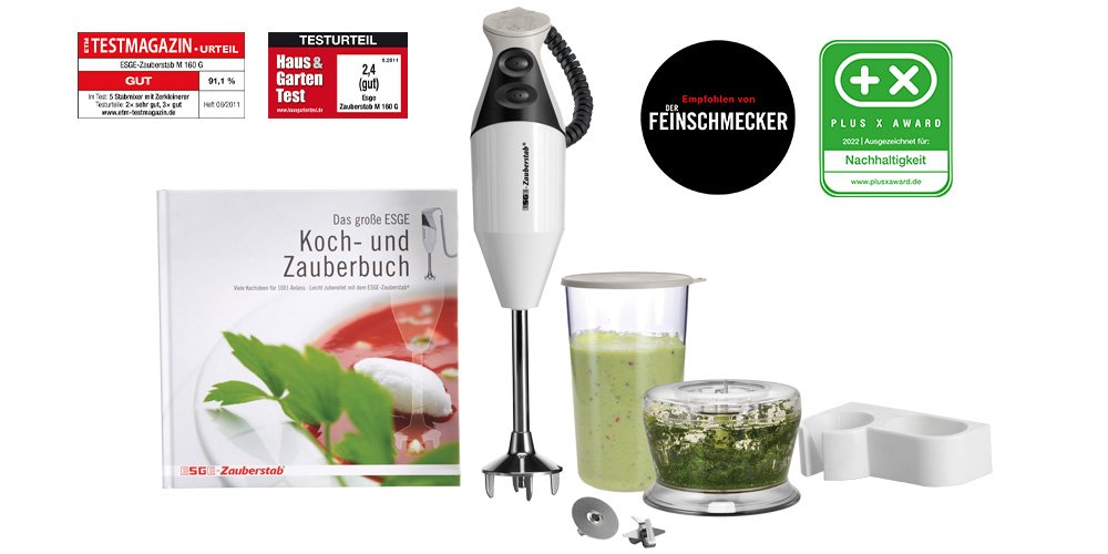 EAN 4011689906107 - ESGE M 160 G Gourmet 0,6 L Batidora de inmersión 160 W Antracita, Blanco imagen 22