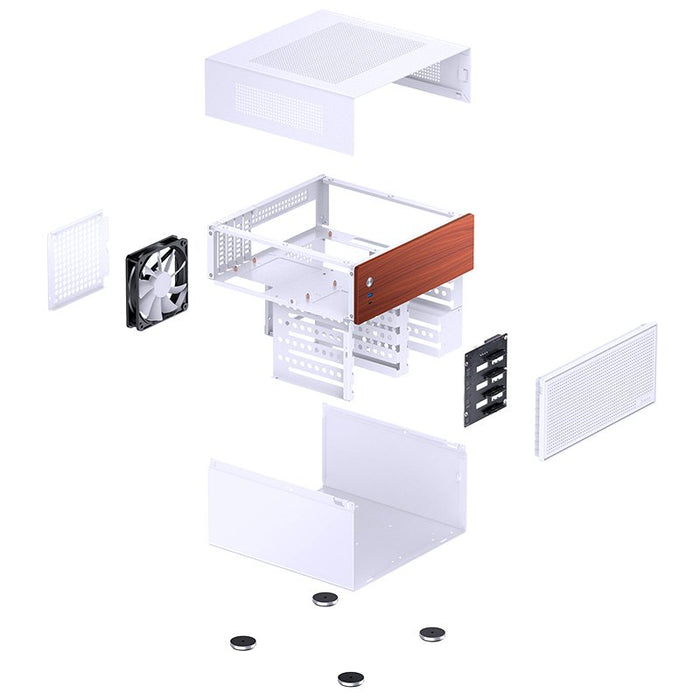 EAN 6970620553771 - Jonsbo N4 WHITE carcasa de ordenador Micro Torre Blanco imagen 21