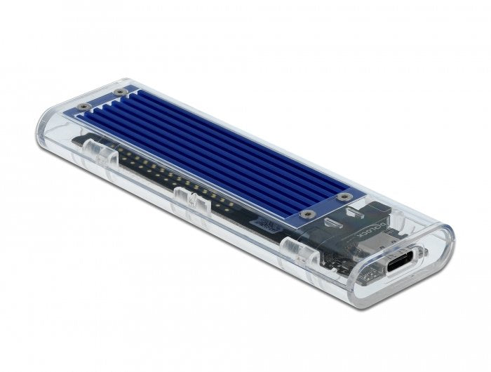 EAN 4043619426201 - DeLOCK 42620 caja para disco duro externo Caja externa para unidad de estado sólido (SSD) Azul imagen 3