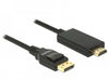 EAN 4043619853199 - DeLOCK 85319 adaptador de cable de vídeo 5 m DisplayPort HDMI Negro imagen 1