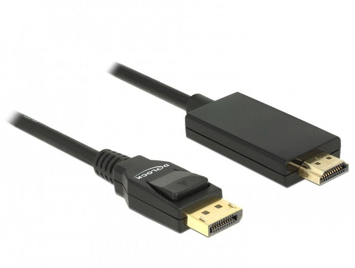 EAN 4043619853199 - DeLOCK 85319 adaptador de cable de vídeo 5 m DisplayPort HDMI Negro imagen 1