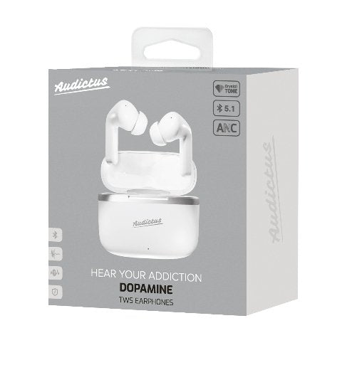 EAN 5901969434422 - Audictus Dopamine Auriculares True Wireless Stereo (TWS) Dentro de oído Llamadas/Música Bluetooth Blanco imagen 5