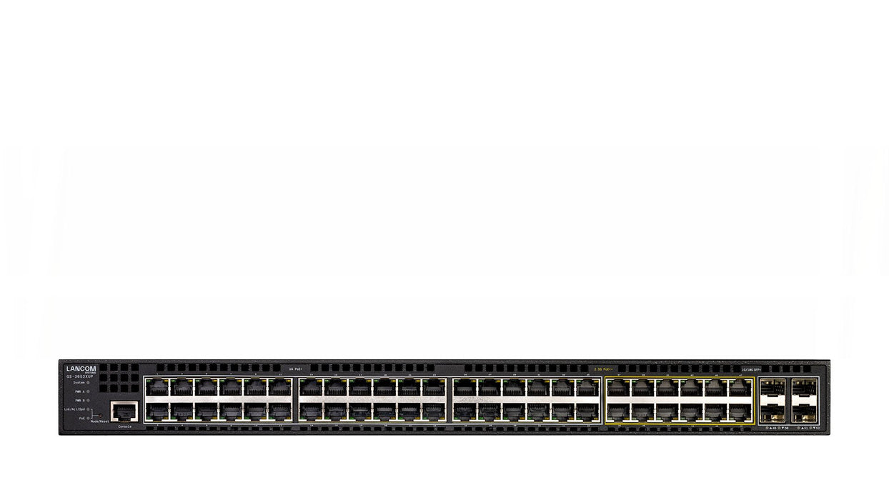 EAN 4044144618796 - LANCOM GS-3652XUP Gestionado L3 2.5G Ethernet (100/1000/2500) Energía sobre Ethernet (PoE) 1U Negro imagen 1