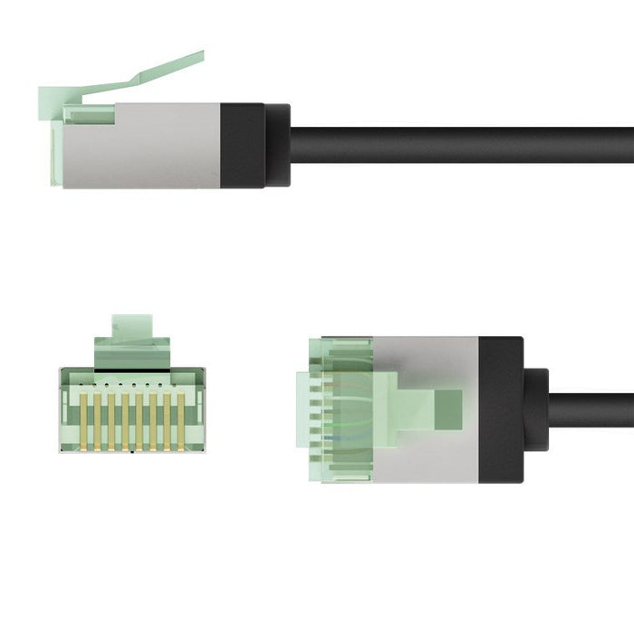 EAN 4040849743504 - Goobay 74350 cable de red Negro 0,15 m Cat8.1 U/FTP (STP) imagen 3