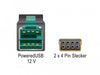 EAN 4043619854851 - DeLOCK 85485 cable de transmisión Negro 4 m PoweredUSB imagen 4
