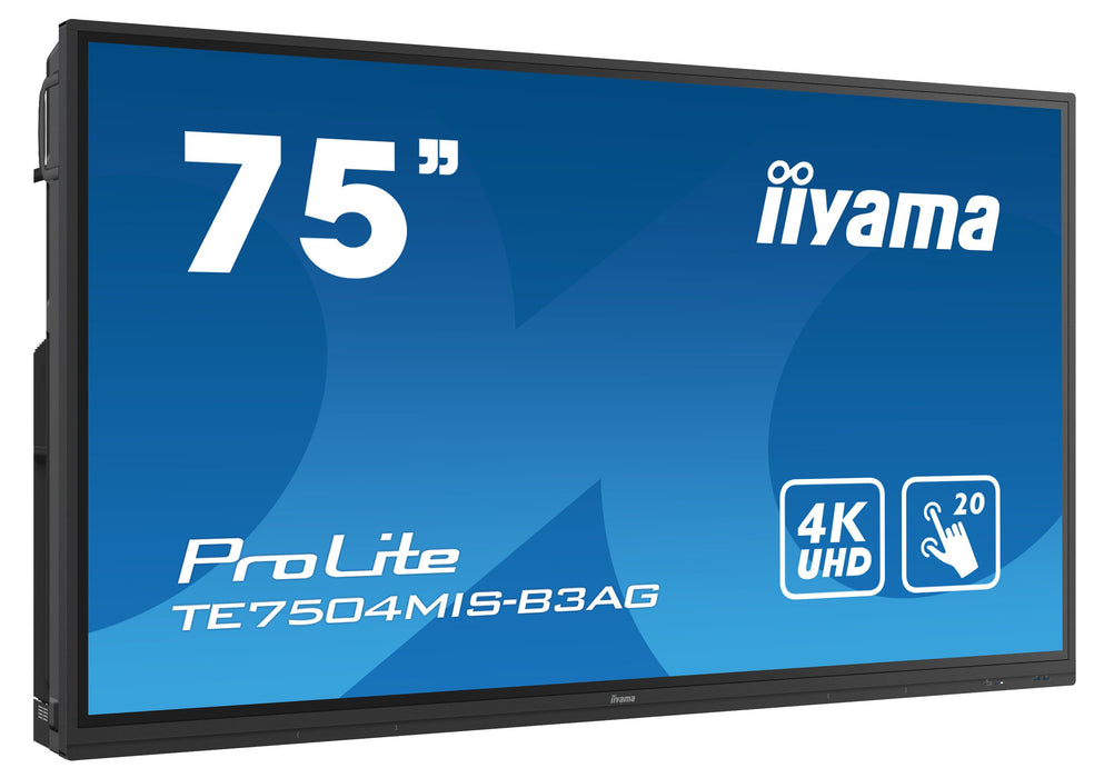 EAN 4948570120437 - iiyama TE7504MIS-B3AG pantalla de señalización Diseño de quiosco 189,2 cm (74.5") Wifi 400 cd / m² 4K Ult imagen 2