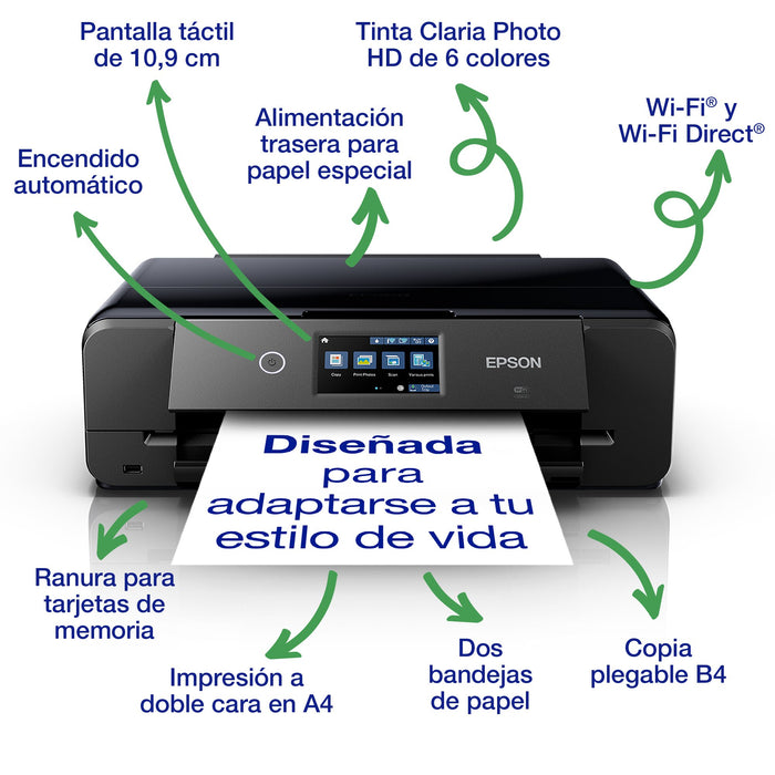 EAN 8715946741628 - Epson XP-980 Inyección de tinta A3 5760 x 1440 DPI 28 ppm Wifi imagen 3