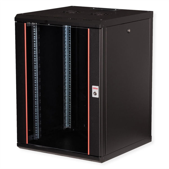 EAN 7630049601802 - ROLINE 26.21.0177 armario rack 16U Bastidor de pared Negro imagen 1