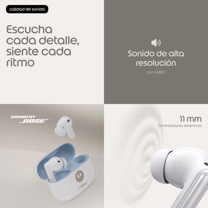 EAN 840493609546 - Motorola moto buds 2 plus Auriculares Inalámbrico Dentro de oído Llamadas/Música Bluetooth Blanco imagen 12