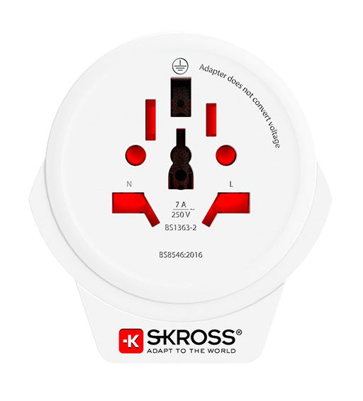 EAN 7640326820444 - Skross 1.500267-E adaptador de enchufe eléctrico Tipo G (RU) Universal Blanco imagen 1