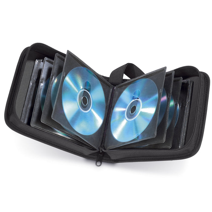 EAN 4007249338310 - Hama CD Wallet Nylon 40, black 50 discos Negro imagen 2