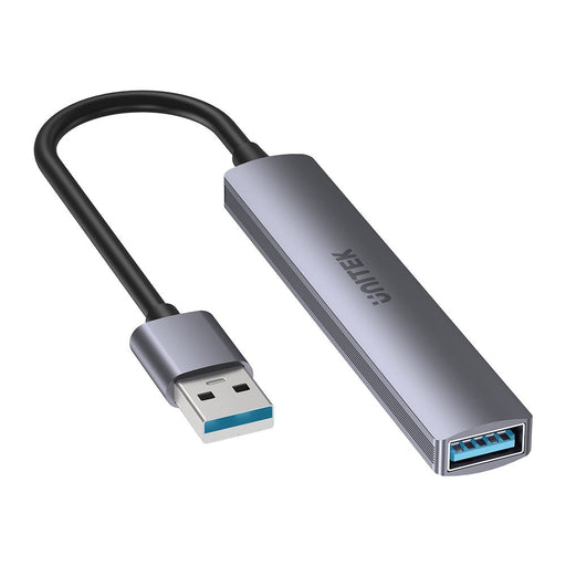 EAN 4894160050090 - UNITEK H1208A hub de interfaz USB 3.2 Gen 1 (3.1 Gen 1) Type-A 5000 Mbit/s Gris imagen 2