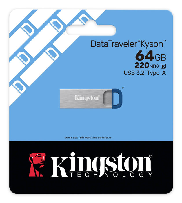 EAN 740617354393 - Kingston Technology DataTraveler Kyson unidad flash USB USB tipo A 3.2 Gen 1 (3.1 Gen 1) Acero inoxidable imagen 5