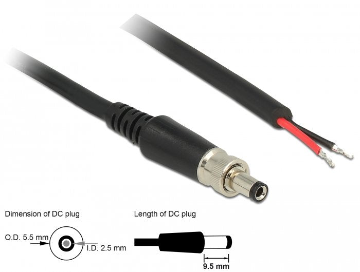 EAN 4043619899081 - DeLOCK 89908 cable de transmisión Negro 0,95 m imagen 3