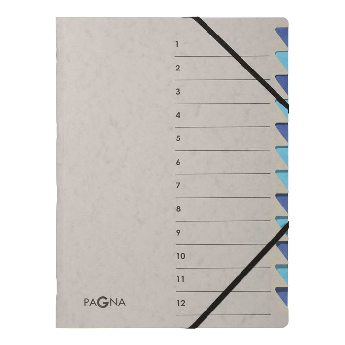 EAN 4013951014510 - Pagna 44312-02 separador Azul, Gris Cartón A4 imagen 1