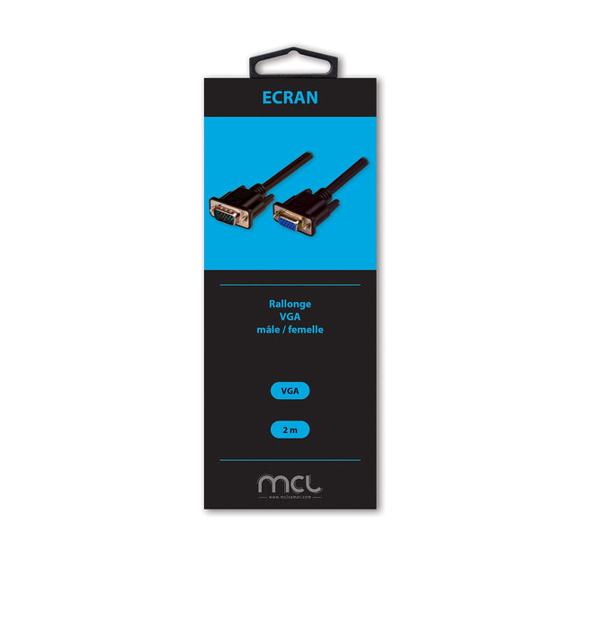 EAN 3700224735173 - MCL MC341GE-2M cable VGA VGA (D-Sub) Negro, Blanco imagen 2