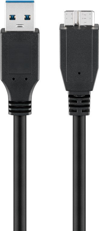 EAN 4040849950278 - Goobay 95027 cable USB 3 m USB A Micro-USB B Negro imagen 1