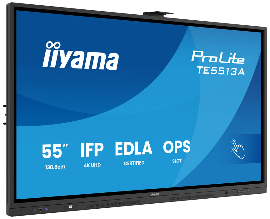EAN 4948570128105 - iiyama TE5513A-B3AG pantalla de señalización Panel plano interactivo 138,7 cm (54.6") LCD Wifi 500 cd / m imagen 5