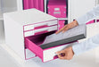 EAN 4002432115341 - Leitz WOW Cube organizador para cajón de escritorio Plástico Rosa, Blanco imagen 3