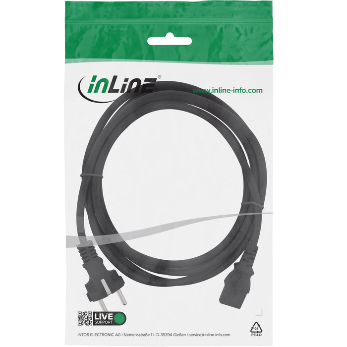 EAN 4043718217397 - InLine 16651D cable de transmisión Negro 1 m C13 acoplador imagen 2