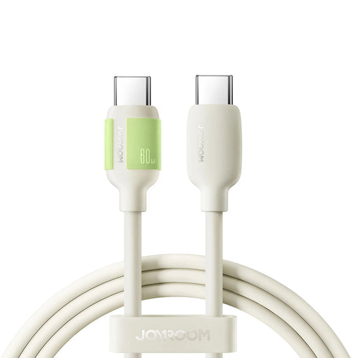EAN 6956116730710 - JOYROOM S-A53 2M C-C cable USB USB 2.0 USB C 0,48 Gbit/s 60 W Beige imagen 1