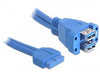 EAN 4043619829422 - DeLOCK 82942 cable USB USB 3.2 Gen 1 (3.1 Gen 1) 0,45 m Azul imagen 1