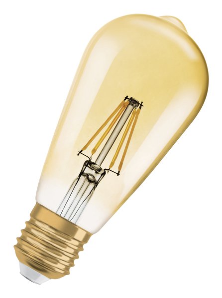 EAN 4099854081514 - Osram Vintage 1906 lámpara LED Blanco cálido 2400 K 6,5 W E27 E imagen 1