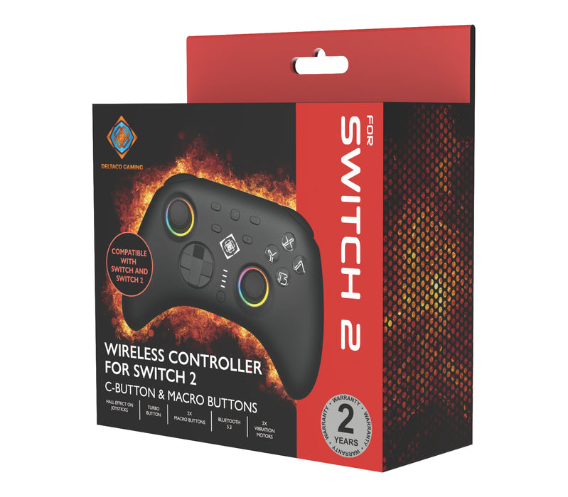 EAN 7333048072504 - Deltaco Gaming GAM-198 mando y volante Negro Bluetooth/USB Gamepad Nintendo Switch, Nintendo Switch 2, Ni imagen 6