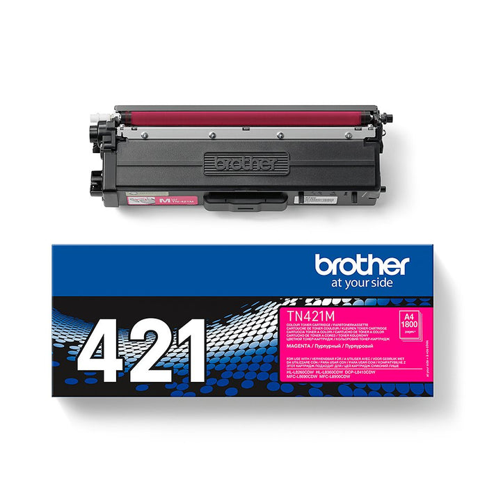 EAN 4977766771610 - Brother TN-421M cartucho de tóner 1 pieza(s) Original Magenta imagen 3