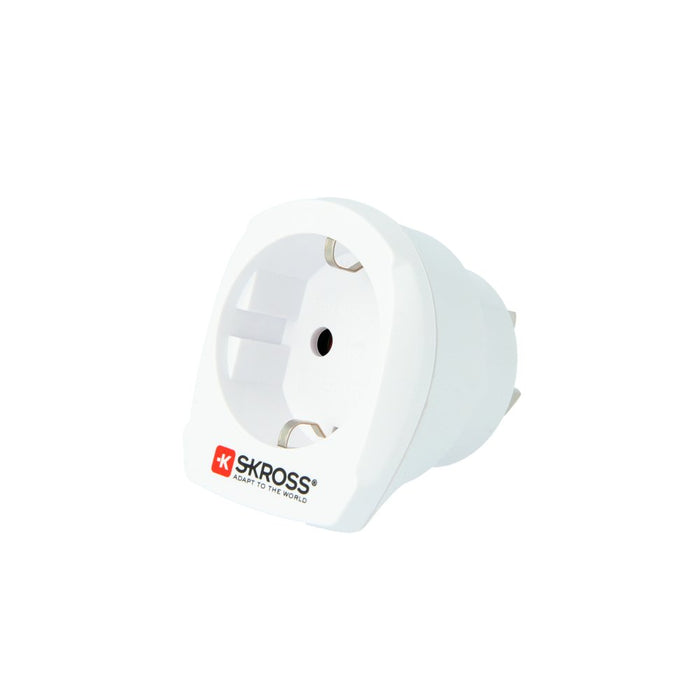EAN 7640166320098 - Skross 1.500209-E adaptador de enchufe eléctrico Tipo I (AU) Tipo C (Europlug) Blanco imagen 1