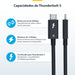 EAN 0065030920360 - StarTech.com TBLT5MM50CM240W cable Thunderbolt 0,5 m 80 Gbit/s Negro imagen 11