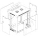 EAN 766623918404 - Techly I-CASE EW-2012BKL armario rack 12U Bastidor de pared Negro imagen 9