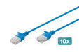 EAN 4016032507475 - Digitus DK-1618-005S-B-10 cable de red Cat6 U/UTP (UTP) imagen 1