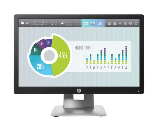 EAN 0889296442820 - HP EliteDisplay E202 pantalla para PC 50,8 cm (20") 1600 x 900 Pixeles HD+ LED Negro, Plata imagen 1