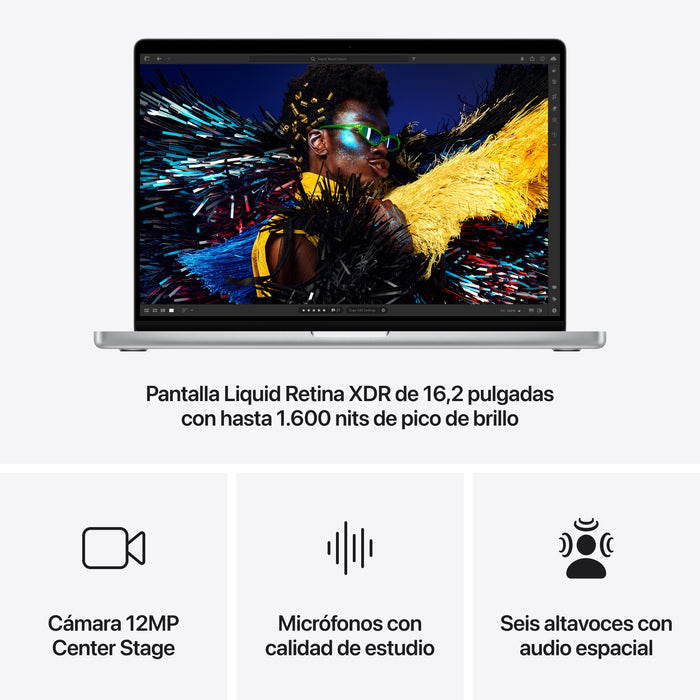 EAN 195949869198 - Apple MacBook Pro Apple M M4 Max Portátil 41,1 cm (16.2") 48 GB 1 TB SSD Wi-Fi 6E (802.11ax) macOS Sequoia imagen 6