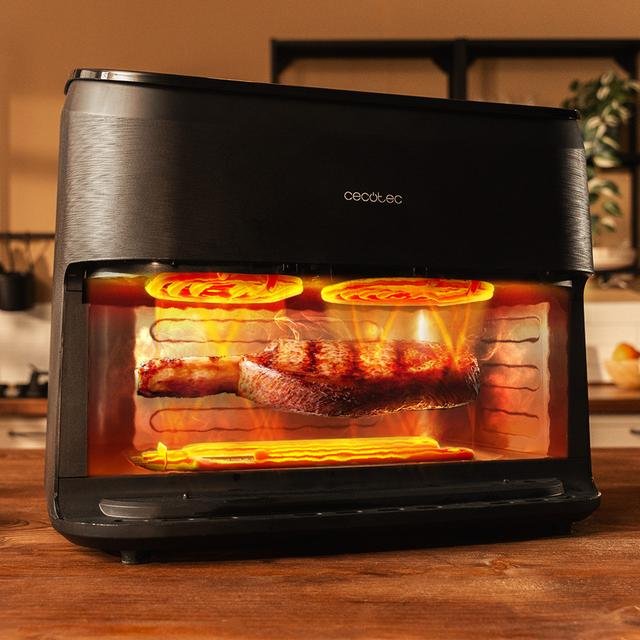 EAN 8435771925429 - Cecotec Cecofry&Grill Smokin' 11000 Plus Sencillo 11 L Independiente 2900 W Freidora de aire caliente Neg imagen 8