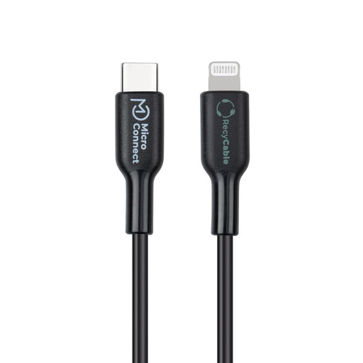 EAN 5715063597521 - Microconnect ECO-USB3.1CL1 cable de conector Lightning 1 m Negro imagen 2