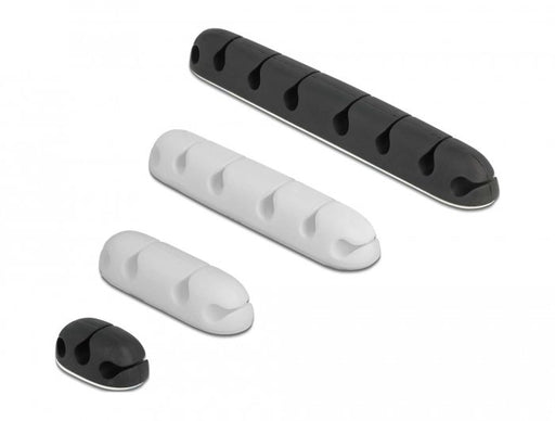 EAN 4043619184026 - DeLOCK 18402 organizador de cables Escritorio/pared Soporte para cables Negro, Blanco 4 pieza(s) imagen 1