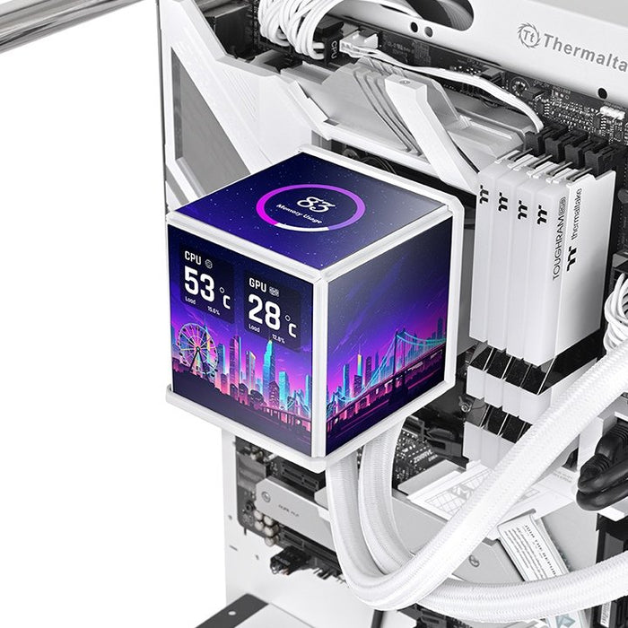 EAN 4711658546241 - Thermaltake MINECUBE 360 Ultra Procesador Sistema de refrigeración líquida todo en uno 12 cm Blanco 1 pie imagen 2