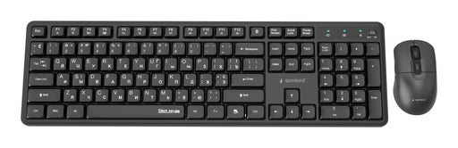 EAN 8716309137058 - Gembird KBS-WMS-01-CYRL teclado Ratón incluido Oficina RF inalámbrico QWERTY Internacional de EE.UU., Ucr imagen 2