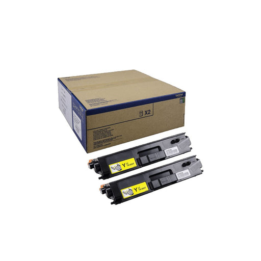 EAN 4977766735162 - Brother TN-900YTWIN cartucho de tóner 2 pieza(s) Original Amarillo imagen 1