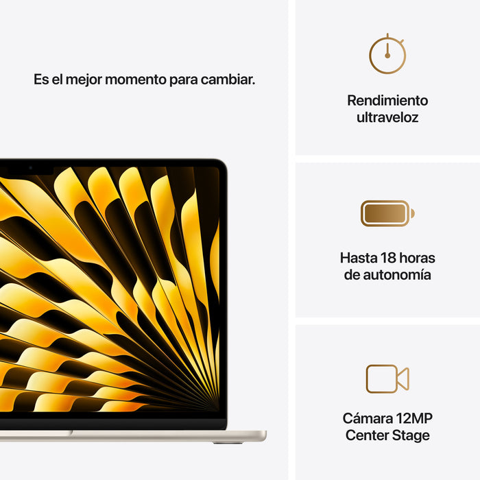 EAN 0195949837845 - Apple MacBook Air Apple M M4 Portátil 34,5 cm (13.6") 16 GB 512 GB SSD Wi-Fi 6E (802.11ax) macOS Sequoia  imagen 10