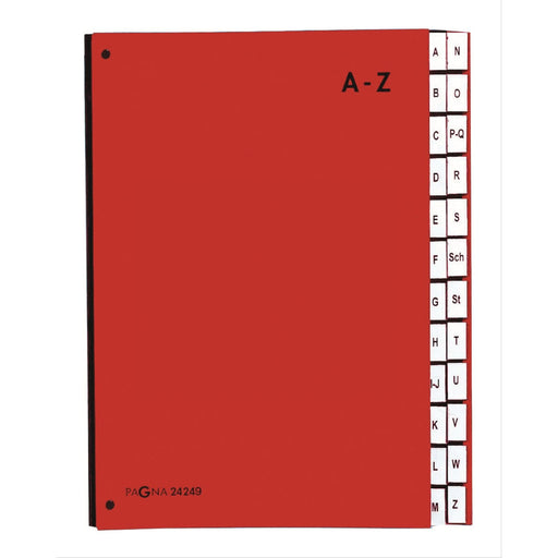 EAN 4013951000261 - Pagna 24249-01 separador Rojo Cartón A4 imagen 1