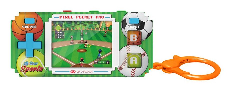 EAN 845620039449 - My Arcade Pixel Pocket Pro All-Star Sports videoconsola portátil 5,08 cm (2") Verde imagen 2