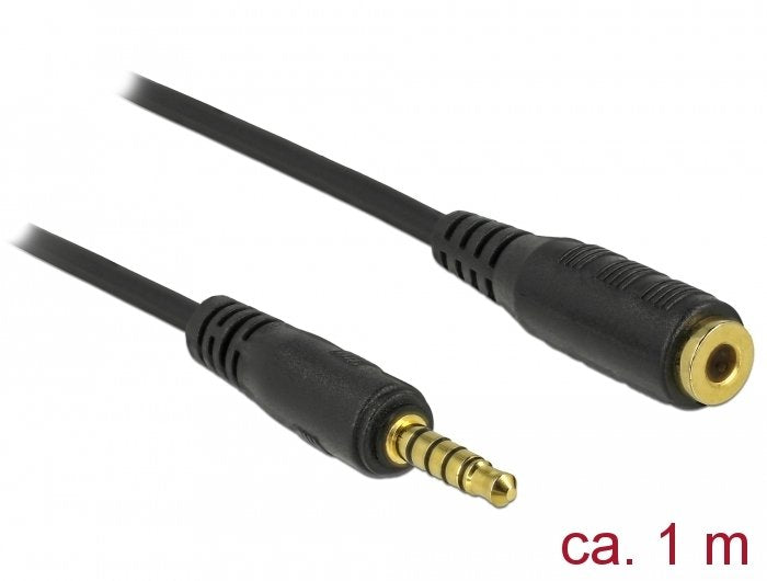 EAN 4043619857012 - DeLOCK 85701 cable de audio 1 m 3,5mm Negro imagen 1