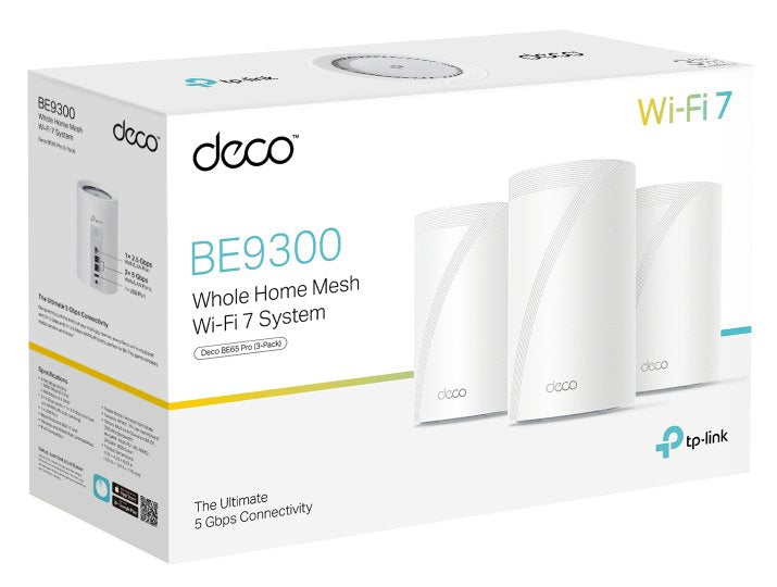 EAN 8885020621679 - TP-Link Deco BE65 Pro Tribanda (2.4 GHz / 5 GHz / 6 GHz) Wi-Fi 7 (802.11be) Blanco 3 Interno imagen 4