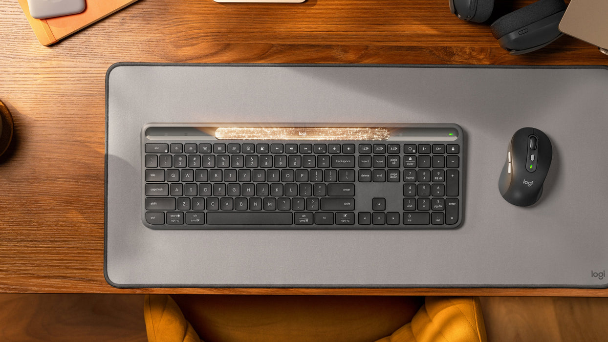 EAN 5099206132337 - Logitech Signature Slim Solar + K980 teclado Universal RF Wireless + Bluetooth QWERTZ Suizo Grafito imagen 8