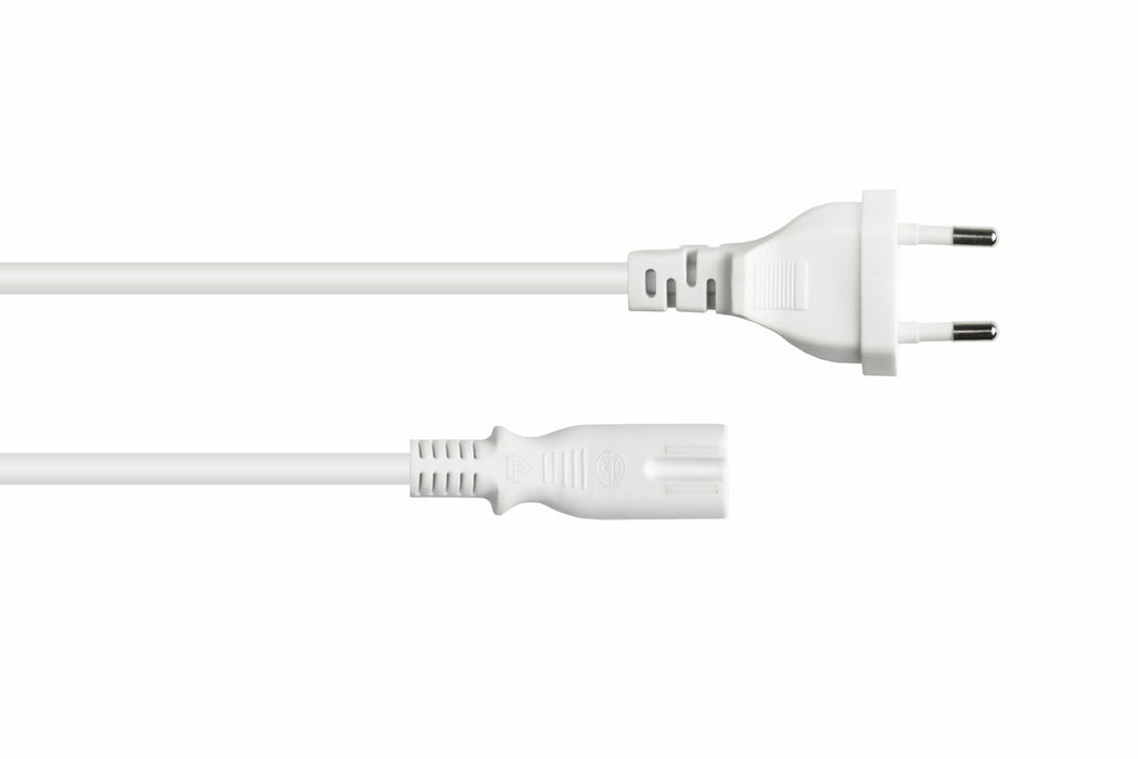 EAN 4066857002921 - Kabelmeister SK0385-W050 cable de transmisión Blanco 5 m Enchufe tipo C IEC C7 imagen 2