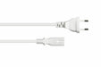 EAN 4066857002921 - Kabelmeister SK0385-W050 cable de transmisión Blanco 5 m Enchufe tipo C IEC C7 imagen 2