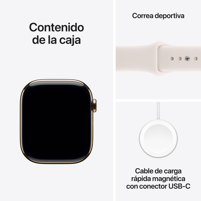 EAN 0195950479928 - Apple Watch Series 11 OLED 46 mm Digital 416 x 496 Pixeles Pantalla táctil 5G Titanio Wifi GPS (satélite) imagen 8